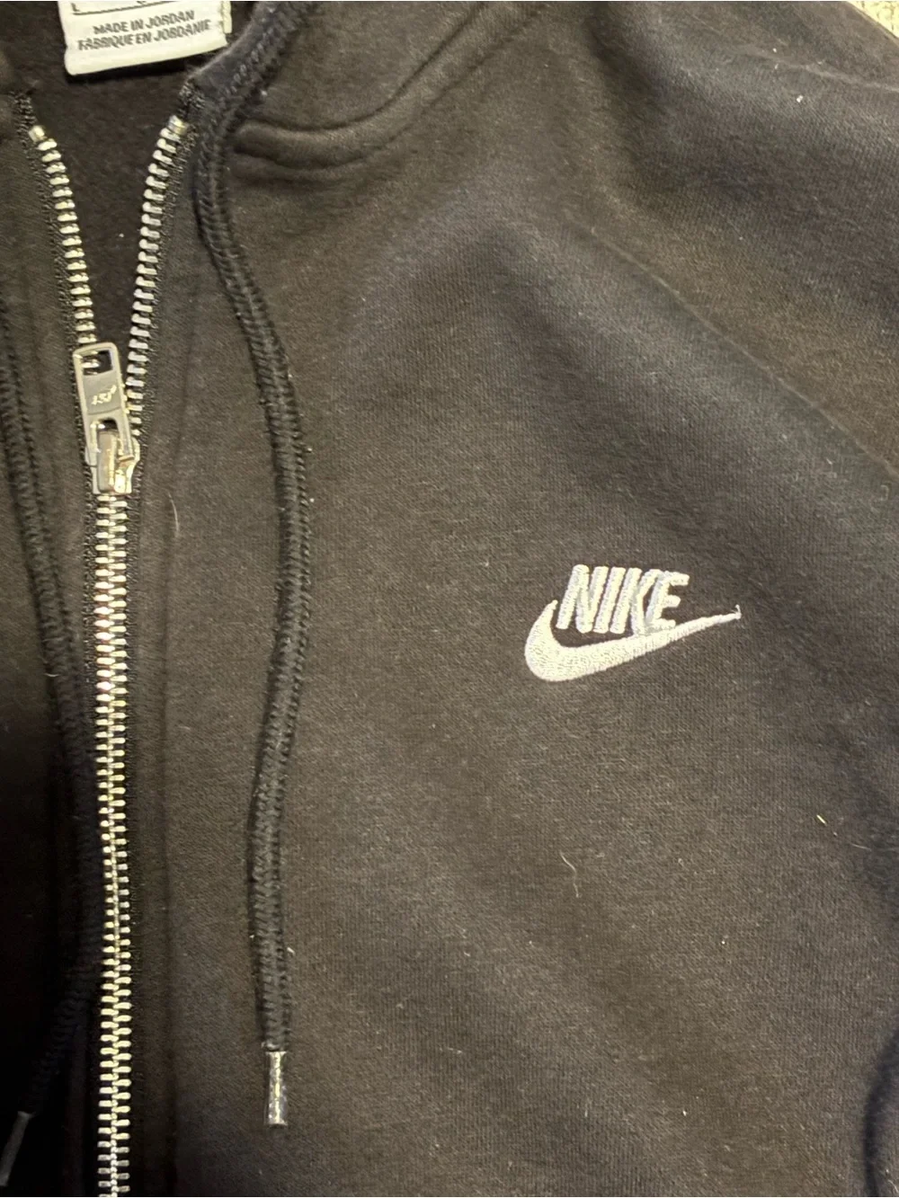 Nike Tech Black Zip-Up Hoodie Jacket men’s size Large